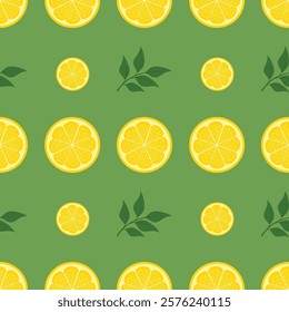 Lemon seamless pattern. Lemon illustration. Lemon background. Perfect for fabric, textile, wallpaper, decor, illustration, print, packaging of products. SSTKbackgrounds