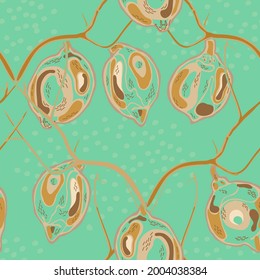Lemon Seamless Pattern.  Modern Hand Drawn Background. Vector Summer Citrus Print. Marigold Yellow and Green Ash Psychedelic Citron Motif. Simple Marker Lime. Botanical Illustration.