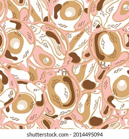 Lemon Seamless Pattern.  Modern Hand Drawn Background. Yellow Gold Simple Marker Lime. Botanical Illustration. Psychedelic Citron Motif. Vector Summer Citrus Print.