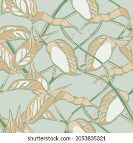 Lemon Seamless Pattern.  Modern Hand Drawn Background. Psychedelic Citron Motif. Green and Grey Simple Marker Lime. Botanical Illustration. Vector Summer Citrus Print.