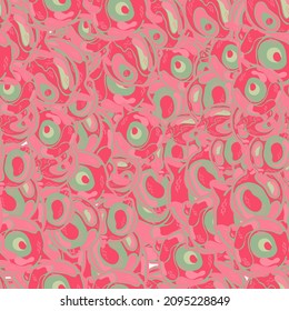 Lemon Seamless Pattern.  Modern Hand Drawn Background. Green Ash and Pink Vector Summer Citrus Print. Psychedelic Citron Motif. Simple Marker Lime. Botanical Illustration.