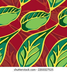 Lemon Seamless Pattern.  Modern Hand Drawn Background. Simple Marker Lime. Botanical Illustration. Vector Summer Citrus Print. Psychedelic Citron Motif. Green, Red and Yellow