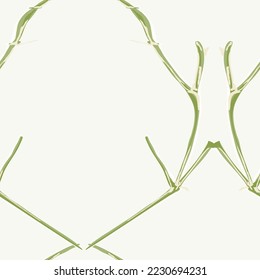 Lemon Seamless Pattern.  Modern Hand Drawn Background. Simple Marker Lime. Botanical Illustration. Vector Summer Citrus Print. Green Ash and Pink Psychedelic Citron Motif.