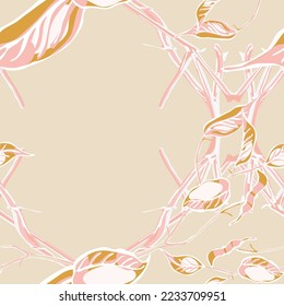 Lemon Seamless Pattern.  Modern Hand Drawn Background. Vector Summer Citrus Print. Psychedelic Citron Motif. Simple Marker Lime. Botanical Illustration. Yellow Gold