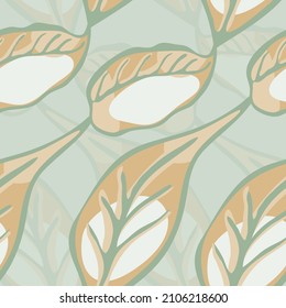 Lemon Seamless Pattern. Psychedelic Citron Motif. Vector Summer Citrus Print. Simple Marker Lime. Botanical Illustration. Green and Grey  Modern Hand Drawn Background.