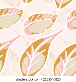 Lemon Seamless Pattern. Psychedelic Citron Motif. Vector Summer Citrus Print. Simple Marker Lime. Botanical Illustration.  Modern Hand Drawn Background. Yellow Gold