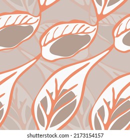 Lemon Seamless Pattern. Psychedelic Citron Motif. Red and Grey Simple Marker Lime. Botanical Illustration.  Modern Hand Drawn Background. Vector Summer Citrus Print.