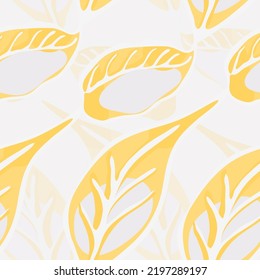 Lemon Seamless Pattern. Psychedelic Citron Motif.  Modern Hand Drawn Background. Illuminating Yellow and Ultimate Gray Vector Summer Citrus Print. Simple Marker Lime. Botanical Illustration.