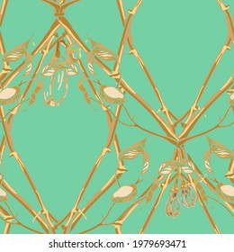 Lemon Seamless Pattern. Simple Marker Lime. Botanical Illustration. Marigold Yellow and Green Ash Vector Summer Citrus Print. Psychedelic Citron Motif.  Modern Hand Drawn Background.