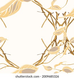 Lemon Seamless Pattern. Simple Marker Lime. Botanical Illustration. Yellow Gold Vector Summer Citrus Print.  Modern Hand Drawn Background. Psychedelic Citron Motif.