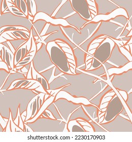 Lemon Seamless Pattern. Simple Marker Lime. Botanical Illustration. Red and Grey Psychedelic Citron Motif. Vector Summer Citrus Print.  Modern Hand Drawn Background.