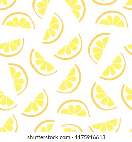 lemon seamless pattern vector illustration