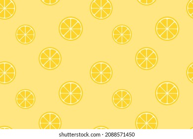 Lemon Seamless Muster Gelbes Design
