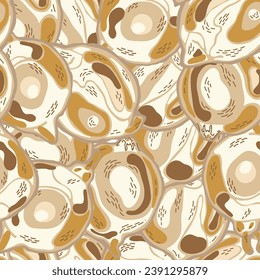 Lemon Seamless Pattern. Yellow Gold  Modern Hand Drawn Background. Vector Summer Citrus Print. Psychedelic Citron Motif. Simple Marker Lime. Botanical Illustration.