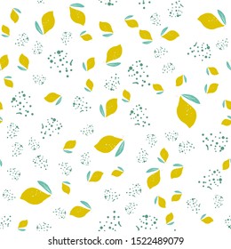 Lemon seamless pattern for your design: wallpaper, cards