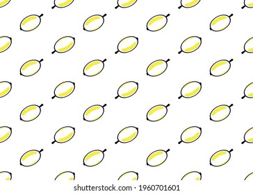 Lemon. Seamless texture. For the design of paper coffee cups.