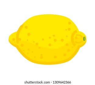 Lemon - Simple cartoon vector Illustration