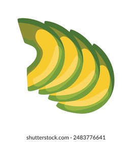 lemon slice against white background.