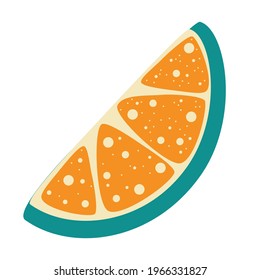 Lemon slice. Fresh citrus. Cut lemons fruit slice and zest for lemonade juice or vitamin c logo. Isolated cartoon vector illustration icon.