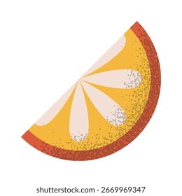 Lemon slice geometric Christmas snack