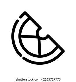lemon slice icon or logo isolated sign symbol vector illustration - high quality black style vector icons

