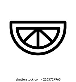 lemon slice icon or logo isolated sign symbol vector illustration - high quality black style vector icons
