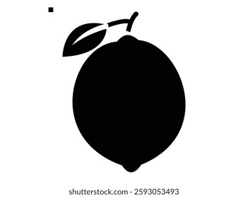 Lemon and slice. Icon with reflection on white background. Vector illustration of Whole lemon showing a slice with. Square Button with Orange royalty free vector art. Lemon and slice. Icon for design.