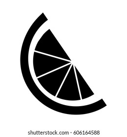 lemon slice isolated icon vector illustration design