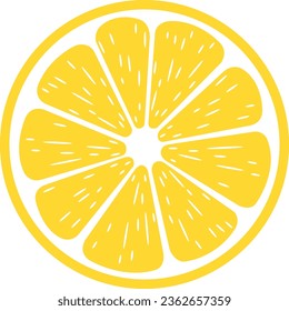 Lemon Slice Piece of Vector