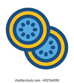 Lemon Slice Vector Icon