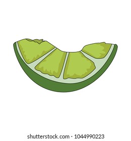 Lemon sliced isolated