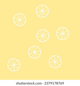 Lemon slices in fresh lemonade