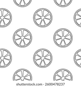 Lemon slices in a repeating pattern create a fresh and vibrant design for various uses