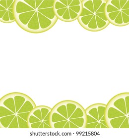 lemon slices under accommodated on each other