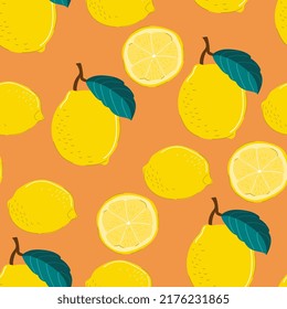 Plantilla de banner de verano vectorial de lonas. Marco cuadrado blanco con fondo de espacio de texto. Frutos cítricos amarillos ilustraciones planas. Diseño de invitación a eventos en verano.