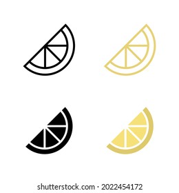 lemon slise icon for apps and web sites