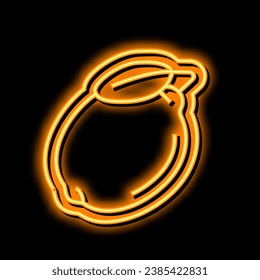 lemon slot game neon light sign vector. lemon slot game illustration