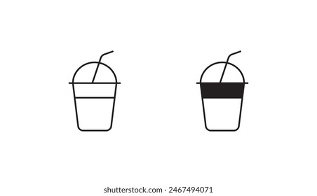 Lemon Soda icon design with white background stock illustration