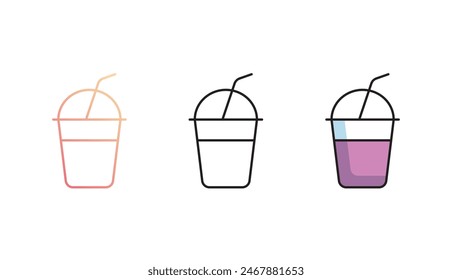 Diseño de icono de limón soda con fondo blanco ilustración de stock