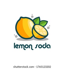 Lemon Soda Modern Simple Brand Vector Logo