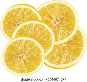 lemon sour and fragrant fruit23