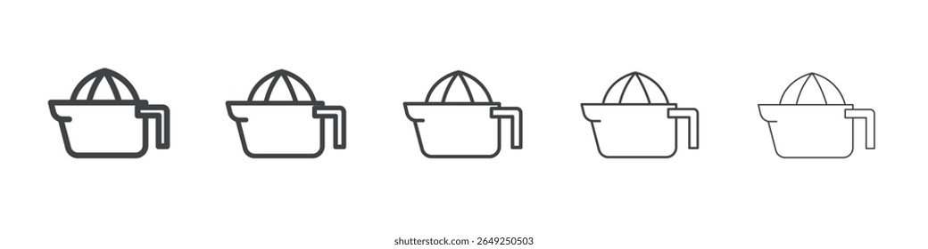 lemon squeezer ixon simple illustration collection symbol
