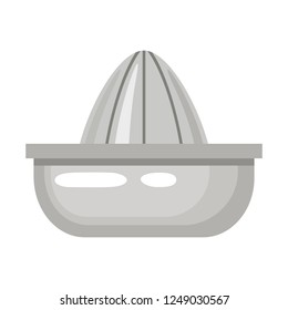 Lemon squeezer on white background, vector illustration