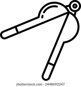Lemon Squeezer outline icon vector illustration