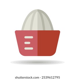 Lemon squeezer vector icon. Kitchen appliance. Graph symbol for cooking web site design, logo, app, UI