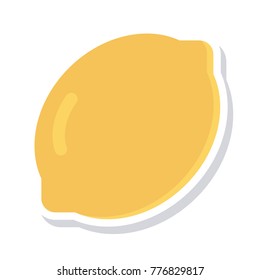lemon sticker icon