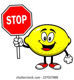 Lemon with Stop Sign