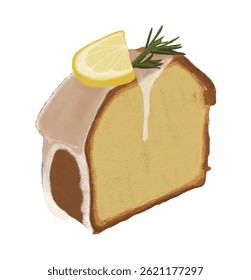 Libra de açúcar de limão Bolo Castella Sobremesa
