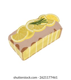 Libra de açúcar de limão Bolo Castella Sobremesa