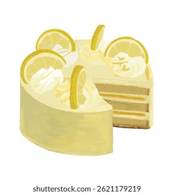 Libra de açúcar de limão Bolo Castella Sobremesa